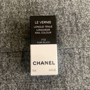 Chanel Black Nail Colour